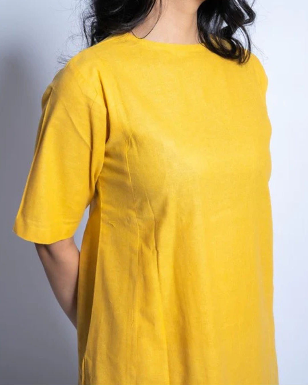 Women’s Two-Piece Layered Kurta with Culotte Set