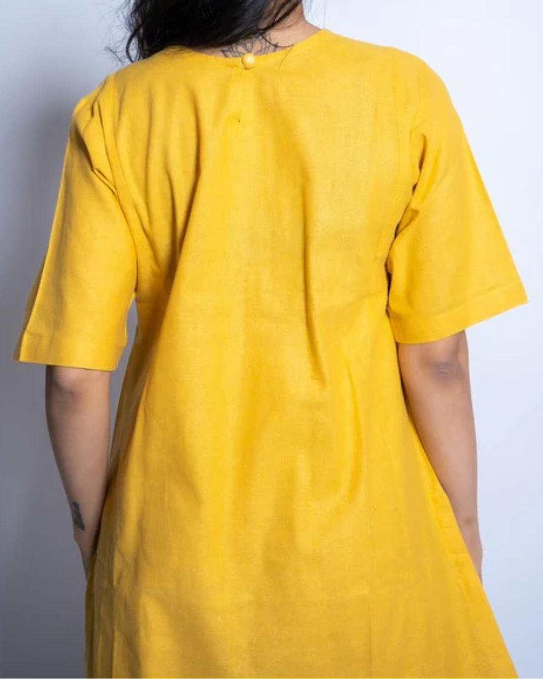 Women’s Two-Piece Layered Kurta with Culotte Set