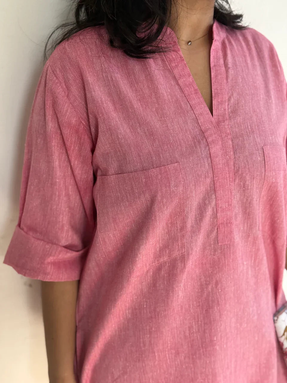Pink Casual Cotton Co-ord Set for Women