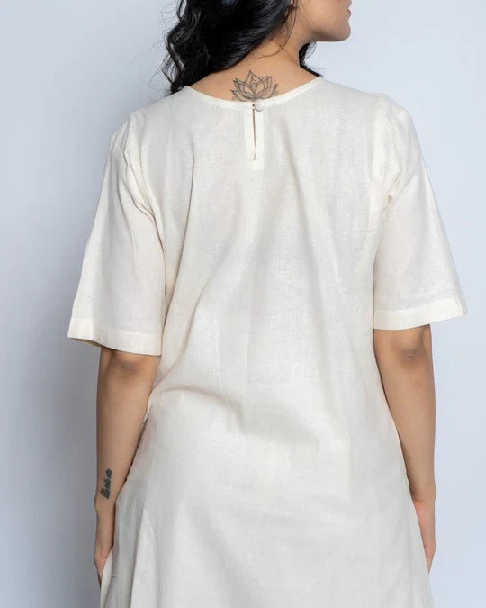 Women’s Two-Piece Layered Kurta with Culotte Set