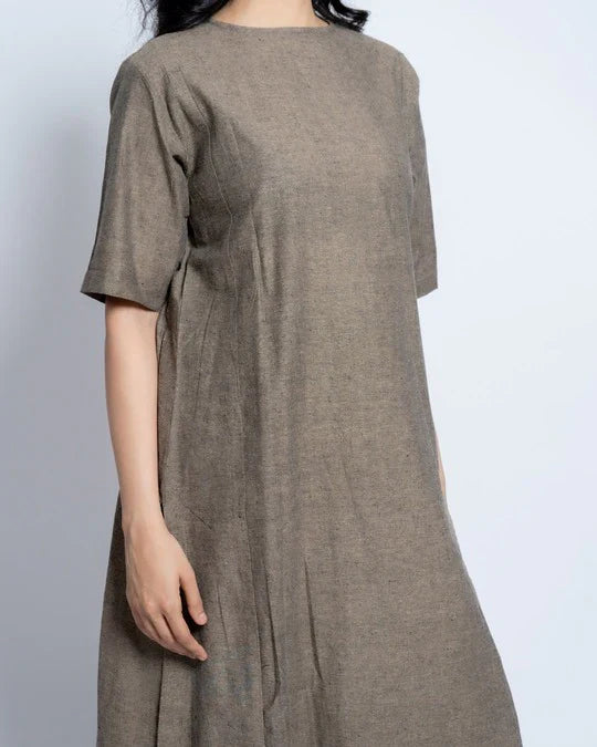 Women’s Two-Piece Layered Kurta with Culotte Set