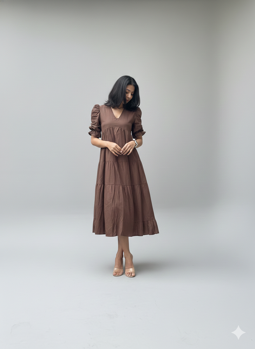 Chocolate MIDI Fairytale Dress