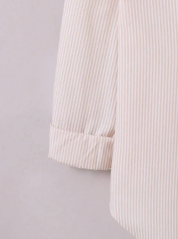 Girls Striped Sun Protection Shirt Korean Style Spring/Summer